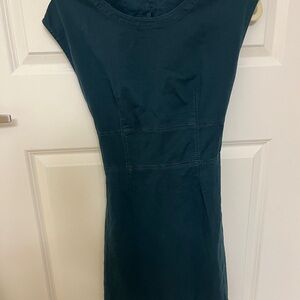 Anthropologie Dark Teal Mini Dress